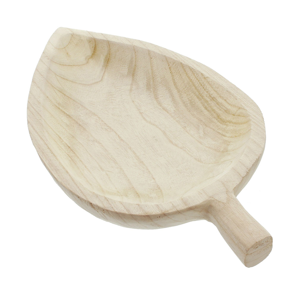 Блюдо деревянное "Листок"