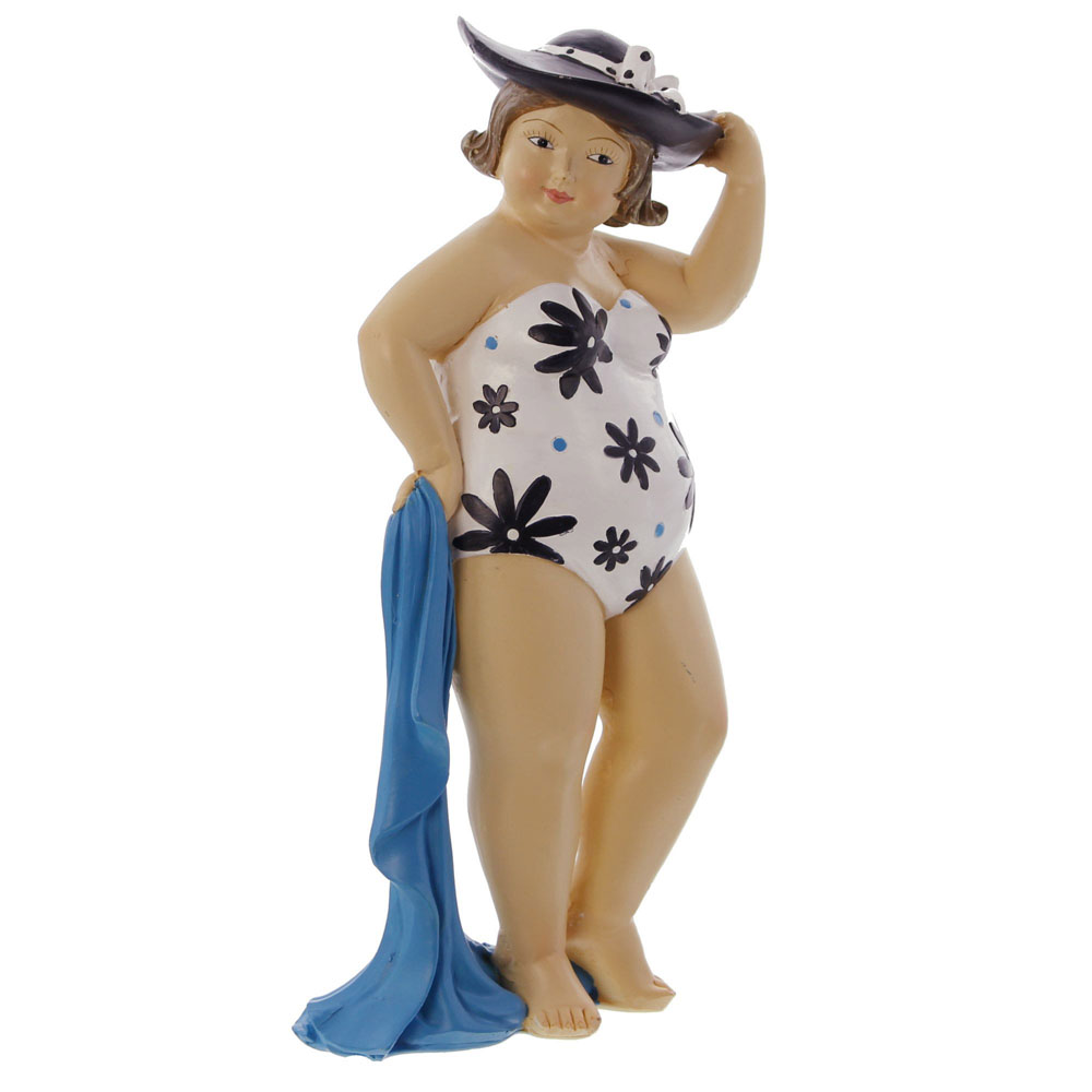 Декоративная фигура "Дама с полотенцем"