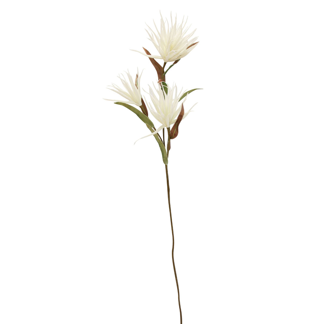 Декоративное искусственное растение "Белый цветок" [07194], 