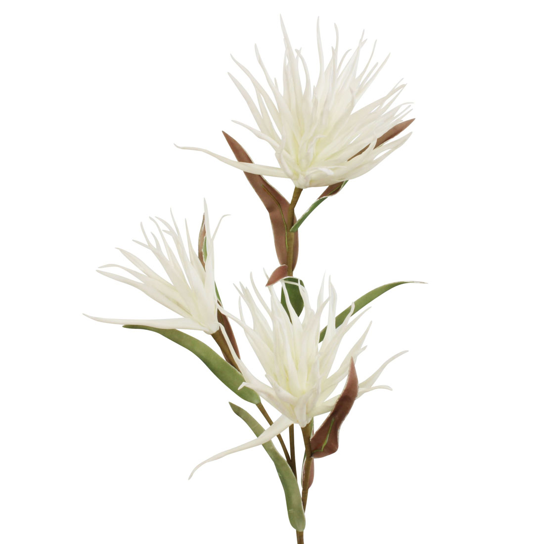 Декоративное искусственное растение "Белый цветок" [07194], 