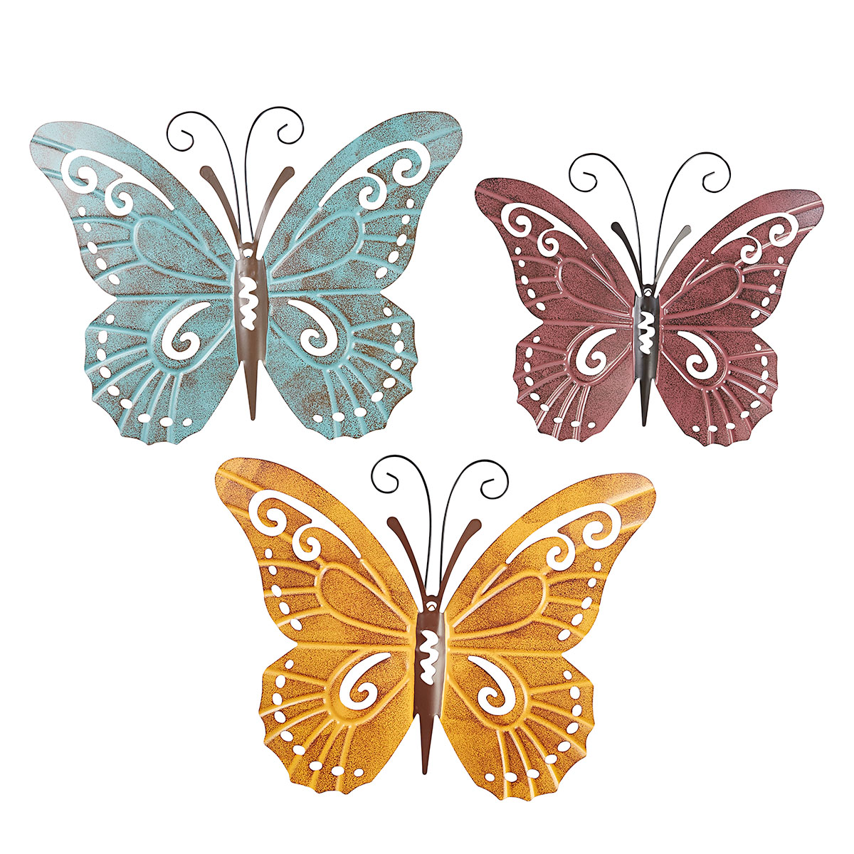 Настенные украшения "Бабочки", 3 штуки [08454], 