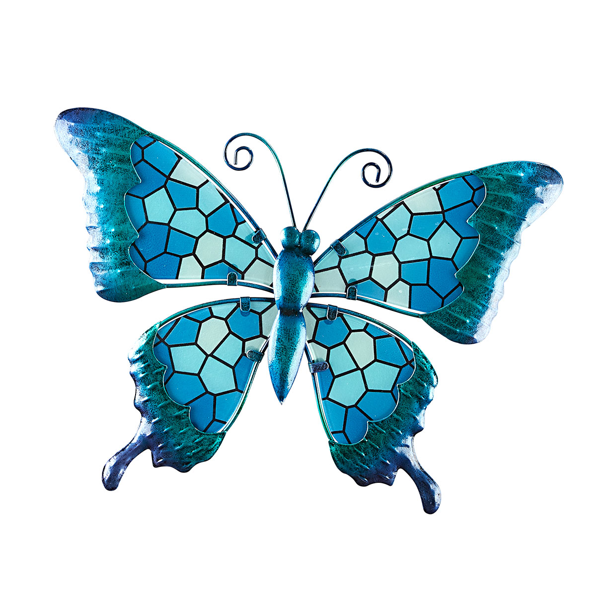 Подвесное украшение "Бабочка", синяя [08457], 