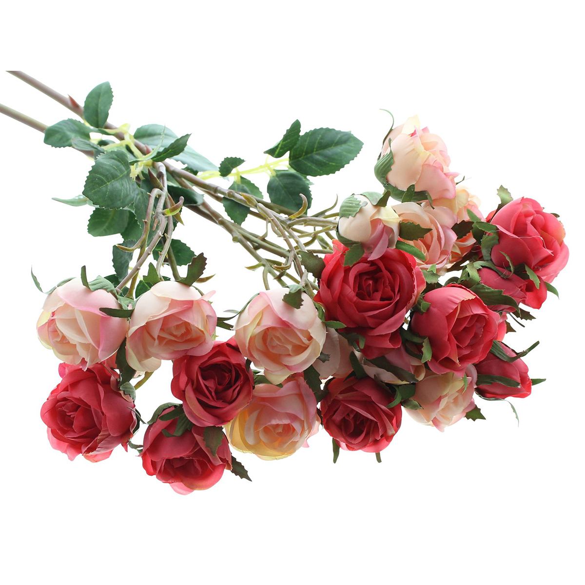 Декоративные искусственные цветы "Розы", 2 веточки [08279], 