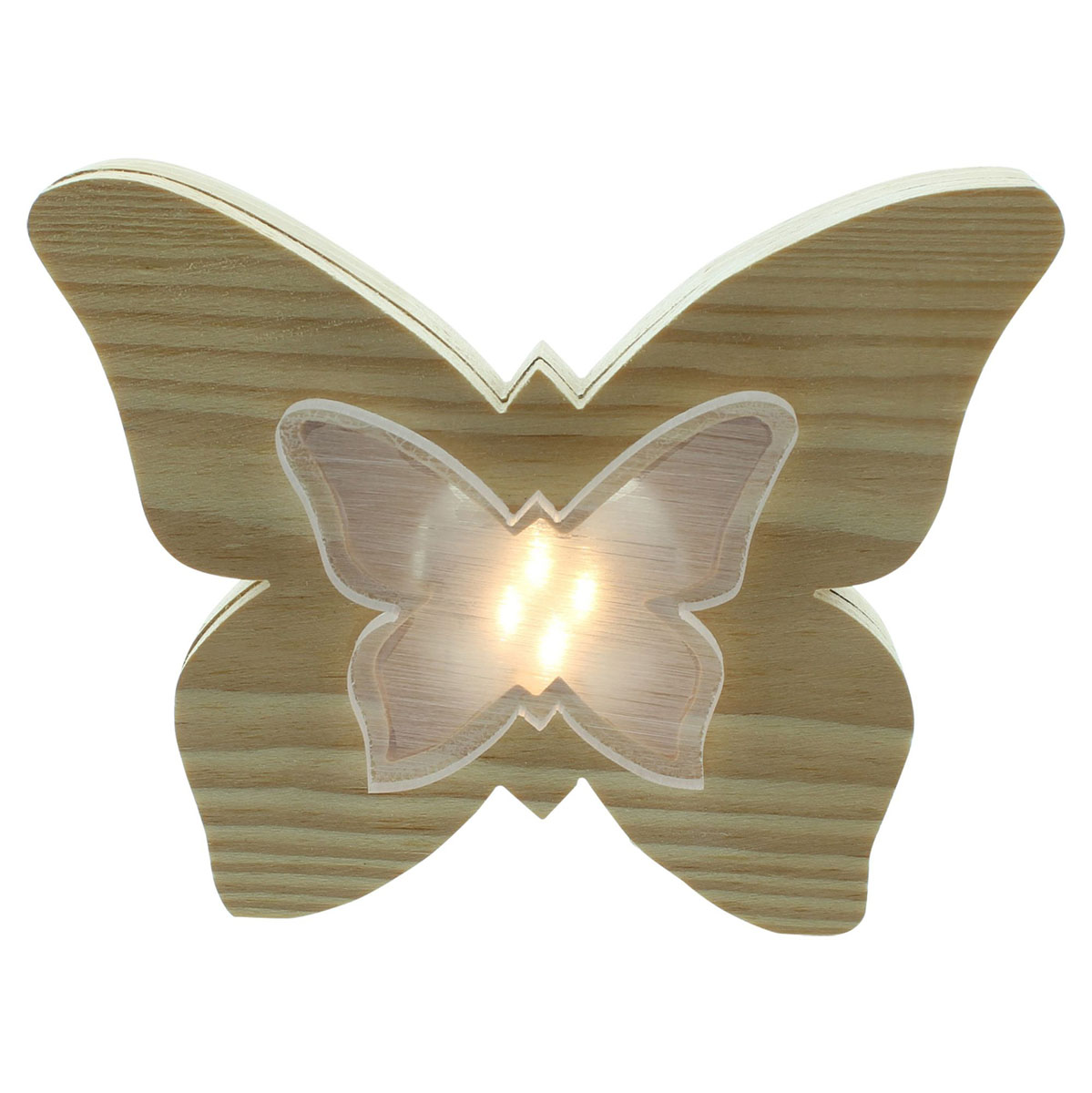Декоративная фигура со светодиодной подсветкой "Бабочка" [08698], 