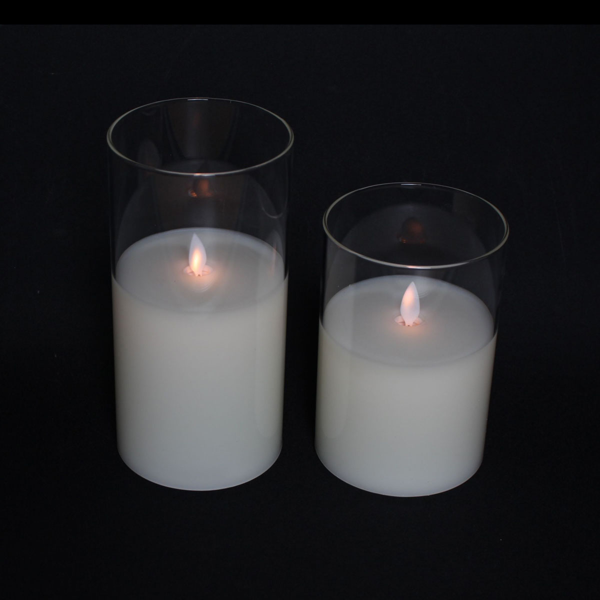 Светодиодные свечи в подсвечниках "Белое пламя", 2 штуки [08977], 