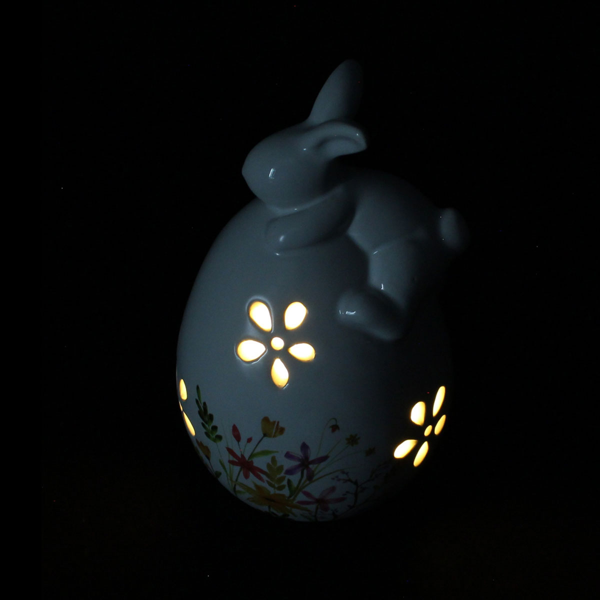 Декоративная фигура с подсветкой "Яйцо - цветочная поляна" [09017], 