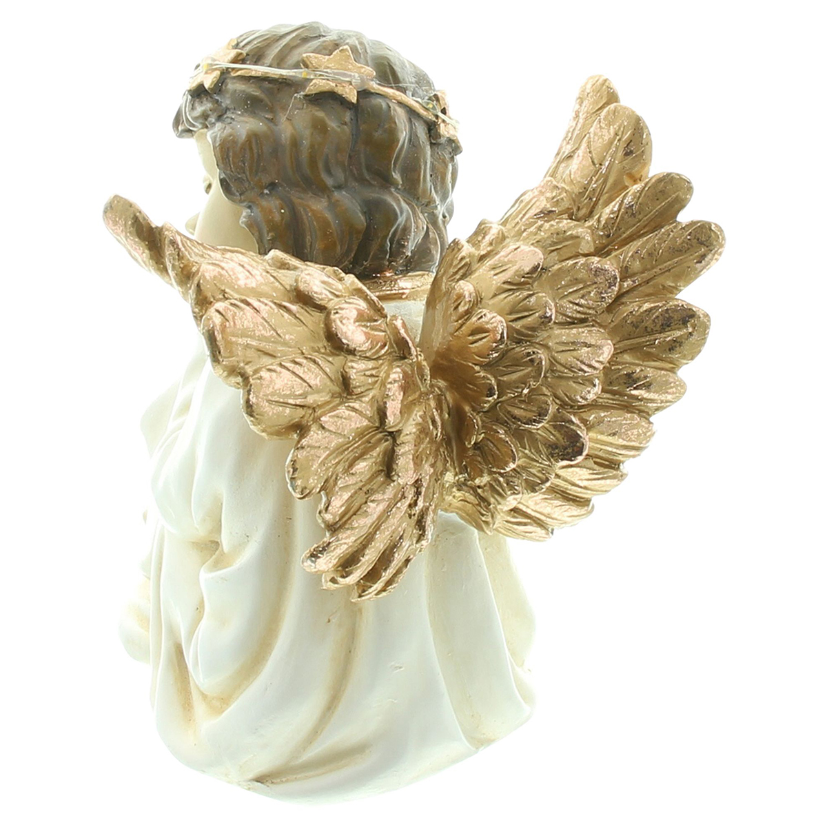 Декоративная фигура со светодиодной подсветкой "Ангел с веночком" [09180], 