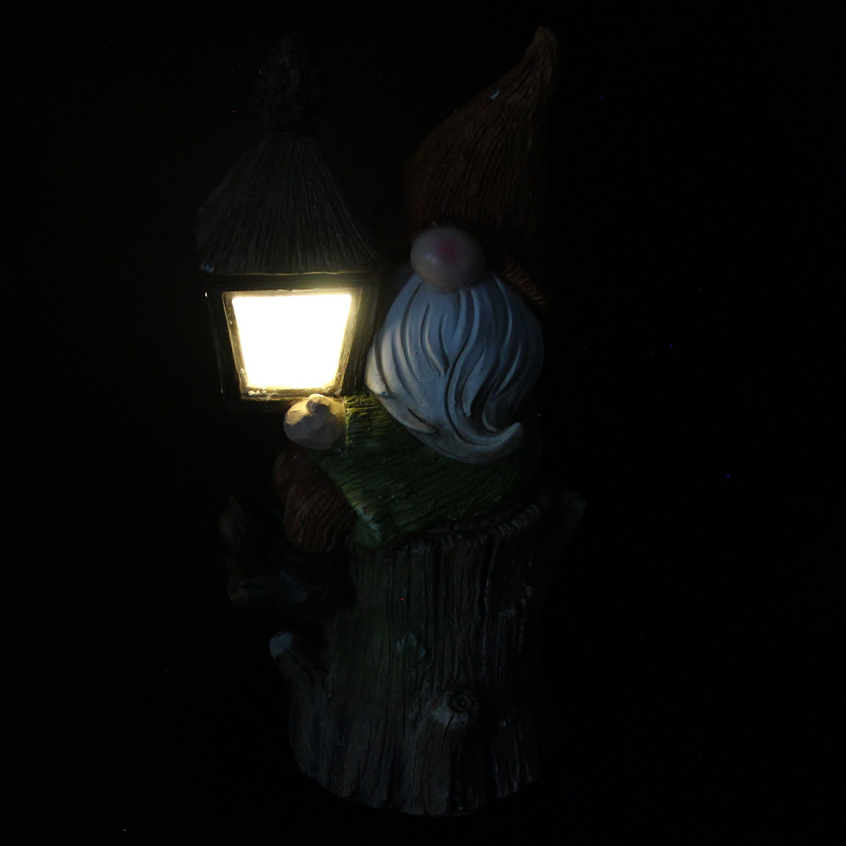 Декоративная фигура со светодиодной подсветкой "Осенний гном" [09211], 