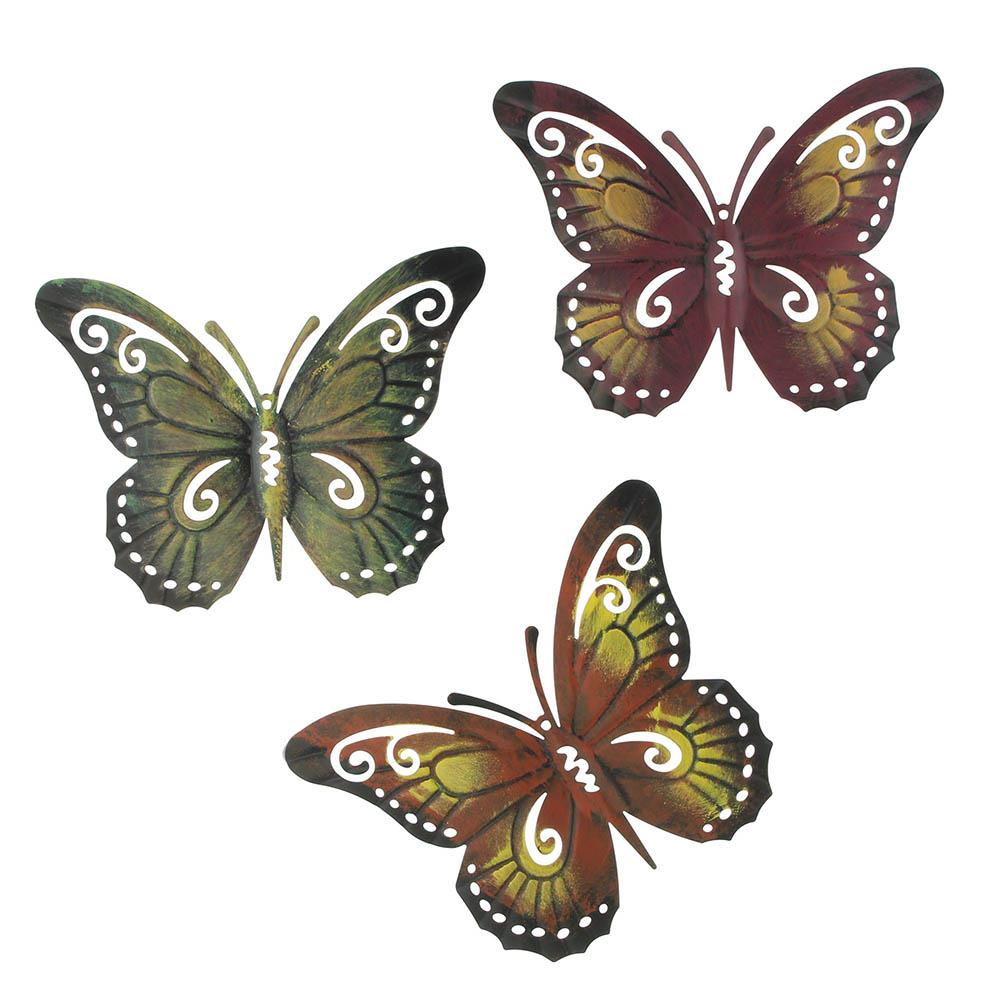 Подвесные украшения "Бабочки", 3шт