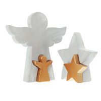 Декоративные фигуры "Ангел и звезда", 2 штуки [06560], 