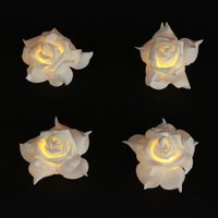 Декоративные фигуры "Розы", с подсветкой, 4 штуки [06645], 