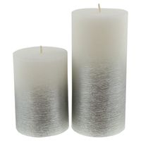 Свечи декоративные " Блеск серебра", 2 штуки [07532], 