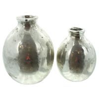 Декоративные вазы "Серебро антик", 2 штуки [07687], 