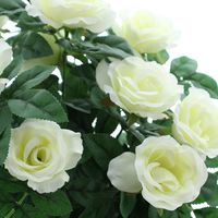 Декоративное искусственное растение "Белые розы" [08009], 