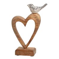 Декоративная фигура "Сердце с птичкой" [08323], 