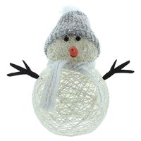 Декоративная фигура со светодиодной подсветкой "Снеговик" [08574], 