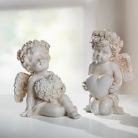 Декоративные фигуры "Ангелочки с сердечками", 2 штуки [08774], 