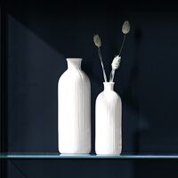 Декоративные вазы "WHITE", 2 штуки [09358], 