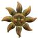 Декоративный садовый штекер "Солнце"