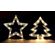 Декоративные украшения со светодиодной подсветкой "Звезда и елочка"