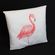 Декоративная подушка "Фламинго"