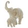 Декоративная фигура "Слониха со слоненком"