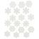 Подвесные украшения "Снежинки", 18 штук [06513], 