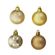 Декоративные украшения "Елочные шары золотые", 70 штук [06515], 