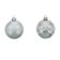Декоративные украшения "Елочные шары серебряные", 70 штук [06596], 