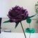 Атласная роза, аристократичная темно-фиолетовая [06443], Атласные цветы (авторская серия)
