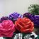 Атласная роза, аристократичная темно-фиолетовая [06443], Атласные цветы (авторская серия)