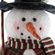Декоративная фигура "Снеговик с метлой" [07025], 