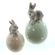 Декоративные фигуры "Пасхальные яйца с зайчиками", 2 штуки [08030], 