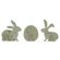 Декоративные фигуры "Пасхальные зайчики и яйцо", 3 фигуры [09301], 