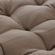 Подушка для сидения "Замша", коричневая, 40х40см